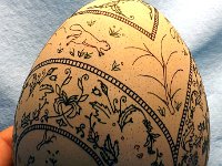 Elysium Ukrainian Style Batik Easter Egg Pysanky by So Jeo  Elysium Ukrainian Style Batik Easter Egg Pysanky by So Jeo  This design is based (with permission), on the most incredible Miniature Knotted Rug created by the wonderfully talented artist  Teresa Layman        google_ad_client = "ca-pub-5949678472174861"; /* Gallery Photo Small */ google_ad_slot = "5716546039"; google_ad_width = 320; google_ad_height = 50; //-->    src="//pagead2.googlesyndication.com/pagead/show_ads.js"> : pysanky Pysanka Ukrainian Easter rug Elysium greek mythology underworld birds, rabbits, deer, lion, animals, garden, woods, trees, flowers, earth, sky, vines, egg batik art sojeo leblond artist persian iran iranian carpet rug textile wall hanging designs design garden adularia blue moonstone kerman stars isfahan esfahan kashan bazaar khorassan nowruz blessing paradise persian orange prayers royal tree of life hossainabad